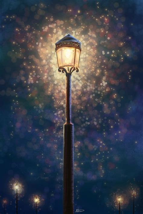 Street light by Develv on DeviantArt | Street lamp, Street light, Night art