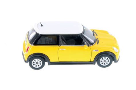 Mini Cooper S Convertible Yellow Kinsmart 5089d 128 Scale Diecast