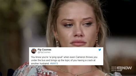 Aus Is Losing It After Jess Was Completely Exposed On The Mafs Finale