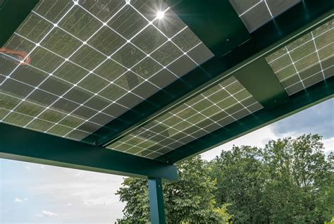 Photovoltaik Carports Mit PV Paneelen Svoboda Metalltechnik