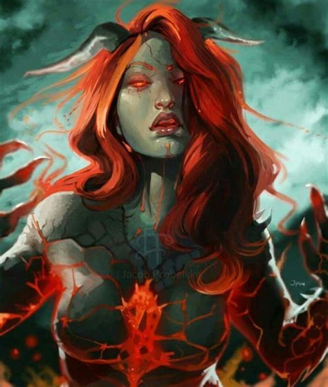 She Devilish Dminiqu Character Art Dark Fantasy Art Female Demons