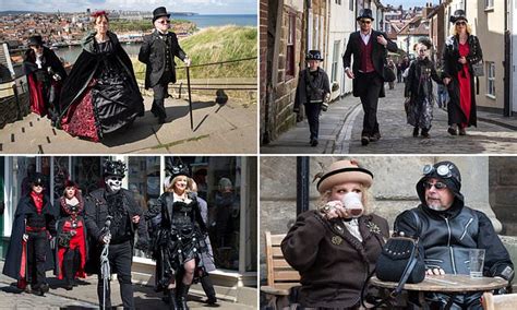 Goths Arrive In Whitby For Their Bizarre Spring Festival Daily Mail