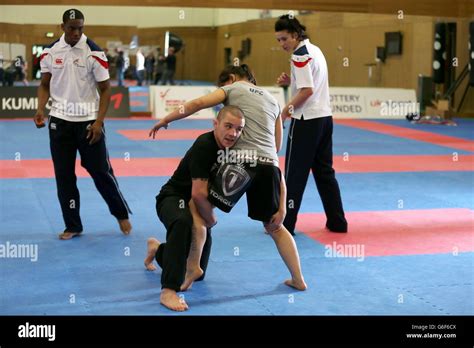 Andy Ogle During Photocall At The Gb Taekwondo Training Gym High