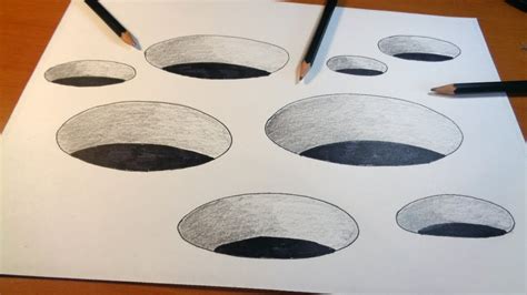 Drawing 3d Holes Youtube