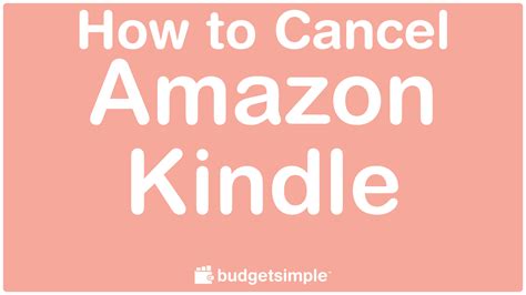 Choose from our chase credit cards to help you buy what you need. Budgetsimple.com - How to Cancel Amazon Kindle