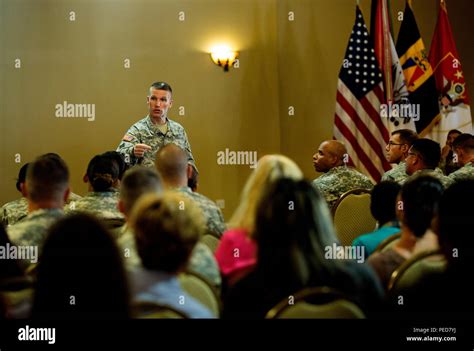 Sgt Maj Of The Army Daniel A Dailey Talks To Soldiers And Families