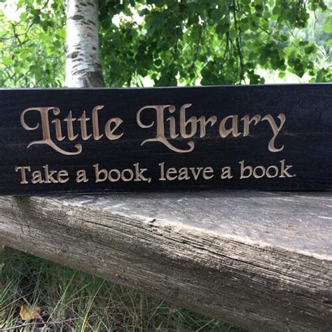 Little Library Printable Welcome To Our Little Library Etsy