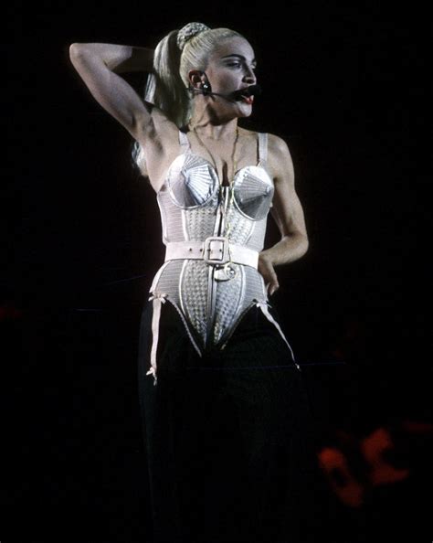 Pose Reaches Peak Madonna A Visual History Of The Blond Ambition Tour Madonna Pictures
