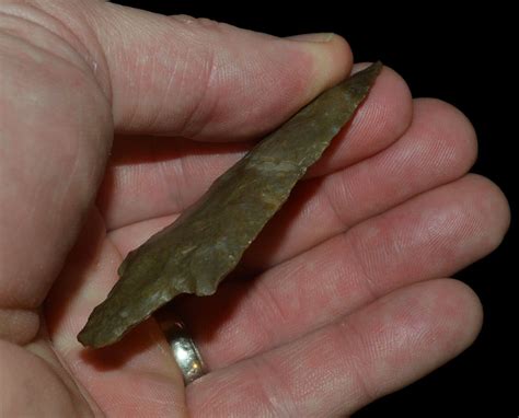 Adena Southern Illinois Authentic Indian Arrowhead Artifact Collectible