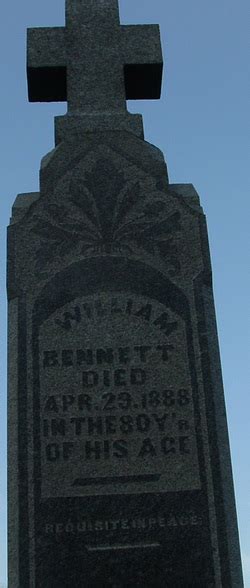 William Bennett 1809 1888 Memorial Find A Grave