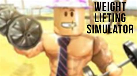 Playing Weight Lifting Simulator In Roblox Youtube
