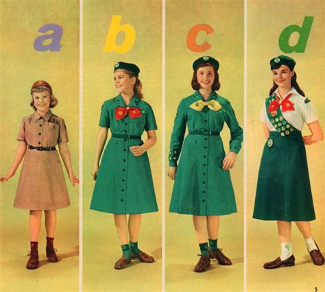 Girl Scout Fashions 1961 Retro Hound Girl Scout Uniform Scout