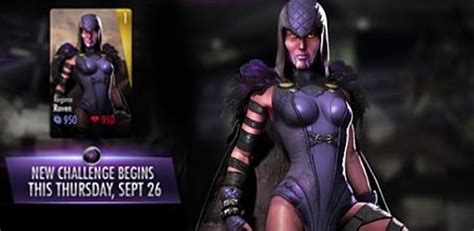 Injustice Mobile Becoming Demonic With Raven Challenge Injustice