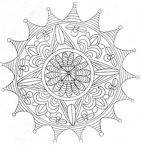 Coloriage Mandala 10