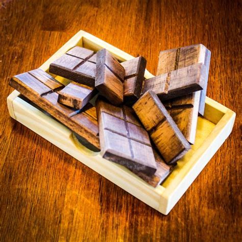 Free brain training puzzle game! Download STL Chocolate Bar Puzzle ・ Cults