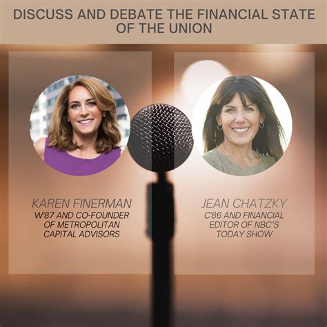 Karen Finerman And Jean Chatzky Discuss And Debate The Financial State Of