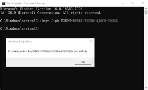 Please start as usual the cmd.exe in administrative mode 2. How to Activate Windows 10 for Free 2020