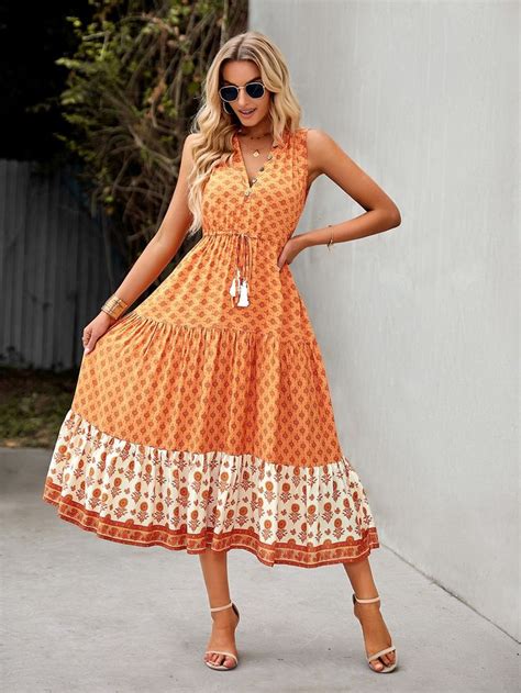 🐣 Offer Xtras Jastie Women Summer Dress Floral Print Maxi Dresses