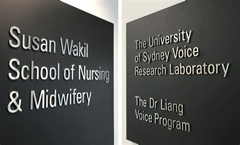 University Of Sydney Health Precinct Wayfinding Signage