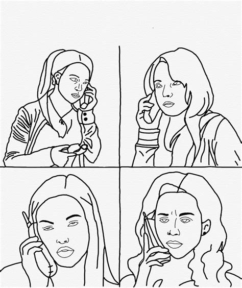 Mean Girls Coloring Pages Etsy Australia