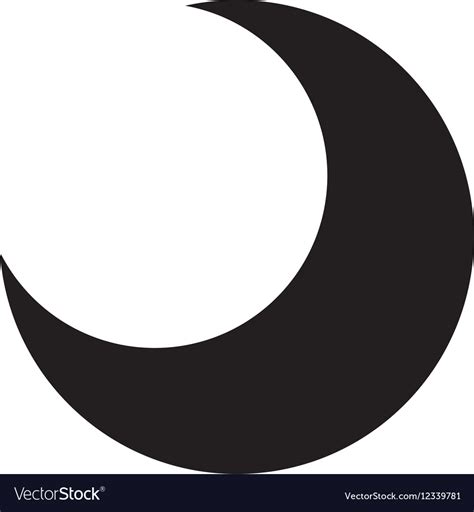 Crescent Moon Vector Art At Collection Of Crescent