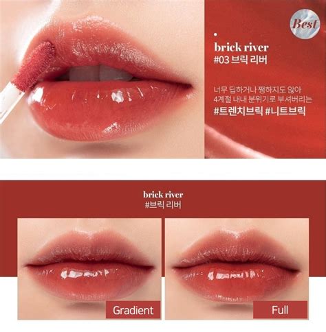 It will transfer, but the color remains on the lips. ROMAND Glasting Water Tint Brick River No03 4g