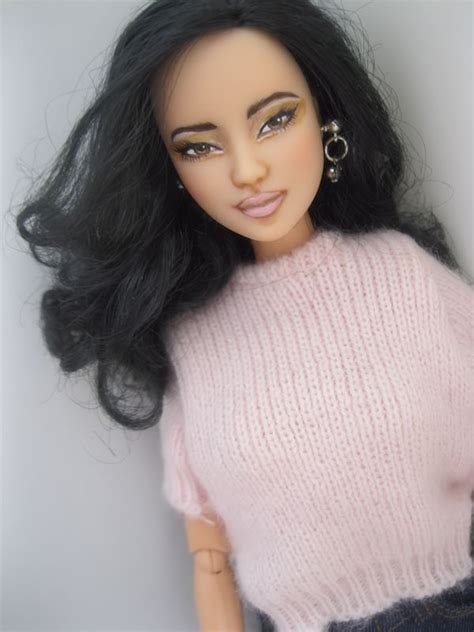 Barbie Ooak Repainted And Customized Asian Kimora She Has Articulated Jointed Body This Is The