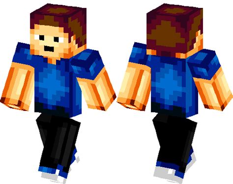 Blue Guy Minecraft Skin Minecraft Hub
