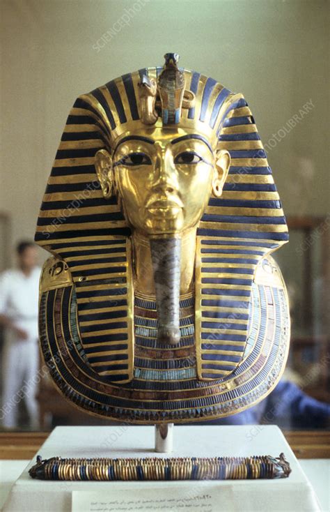 Funerary Mask Of Tutankhamun King Of Egypt Stock Image C0455279