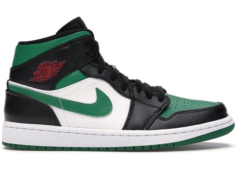 Now Available Air Jordan 1 Mid Green Toe — Sneaker Shouts