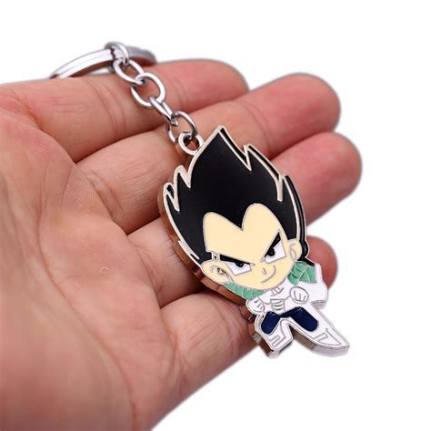 The latest dragon ball news and video content. HSIC Anime Jewelry Dragon Ball Z Keychain Vegeta Syah Metal Pendant Key Ring Holder Men Jewelry ...