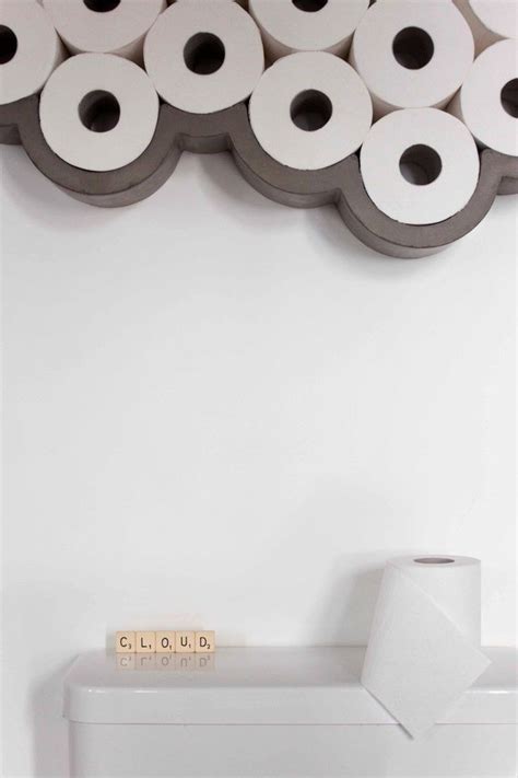 Cloud Concrete Toilet Paper Shelf By Bertrand Jayr For Lyon Beton