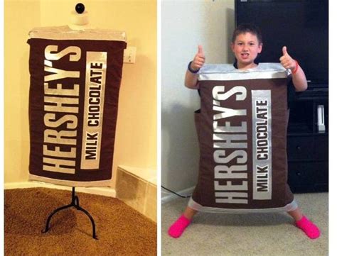 The Sweetest Hershey Bar Ever Family Costumes Diy Fall Halloween Hershey Chocolate