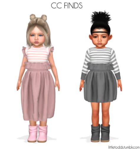 Lookbook Toddlers Ts4 Sims 4 Toddler Clothes Toddler Cc Sims 4 Images