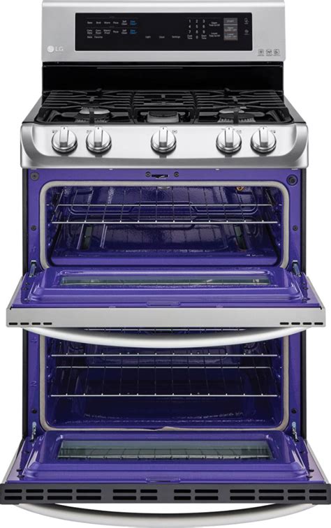 Lg 69 Cu Ft Freestanding Double Oven Gas True Convection Range With