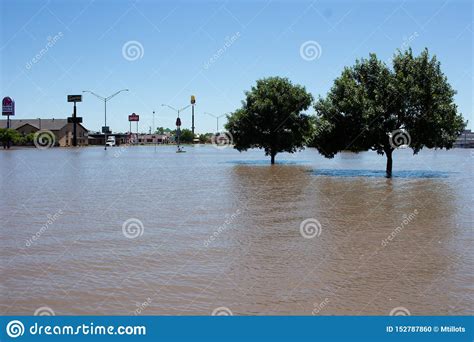 Flooding In Kearney Nebraska After Heavy Rain Editorial Image Image Of Rainfall Kearney