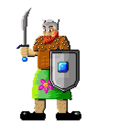 Pixel Warrior By Kuhitsu On Deviantart
