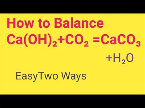Calcium Hydroxide And Carbon Dioxide Thread Smart Quiz