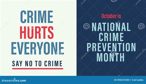 National Crime Prevention Month Banner Crime Hurts Every One Campaign