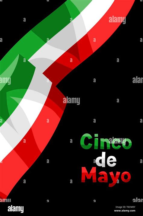 Illustration Of Waving Mexican Flag Stock Vector Image And Art Alamy
