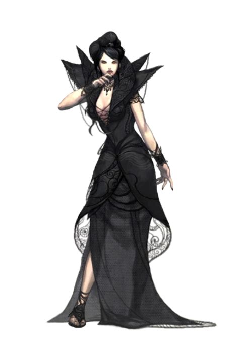 The human race is at war with the vicious dalki and when they needed help more than ever, they started to come forward. Female Human Vampire Black Dress - Pathfinder 2E PFRPG DND ...