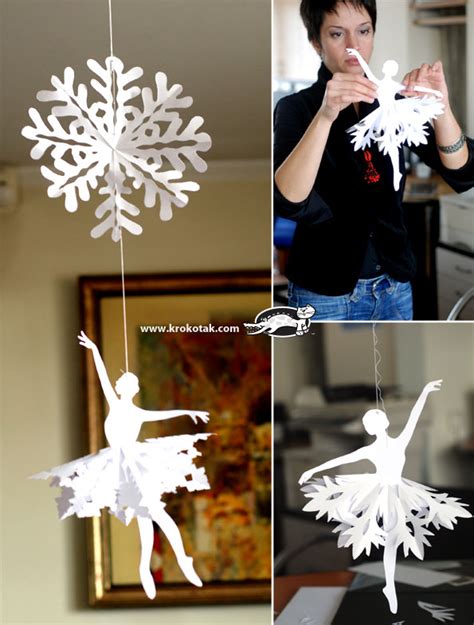 Krokotak Snowflake Ballerinas For Crafty Moms