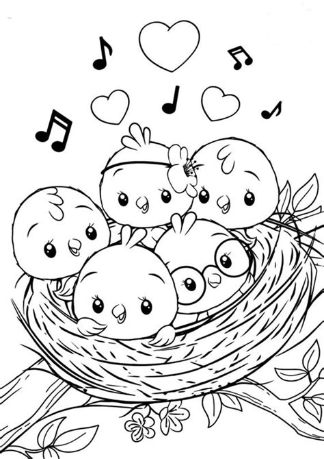 Free And Easy To Print Bird Coloring Pages Bird Coloring Pages Cute