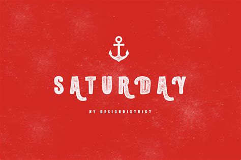 Saturday Typeface - Befonts.com