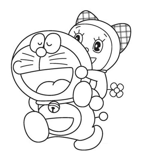Sketsa Gambar Kartun Doraemon Lucu Doraemon Hitam Putih Images