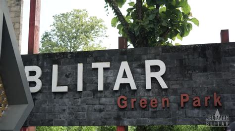 Blitar Green Park Taman Kota Nan Asri Jelajah Blitar