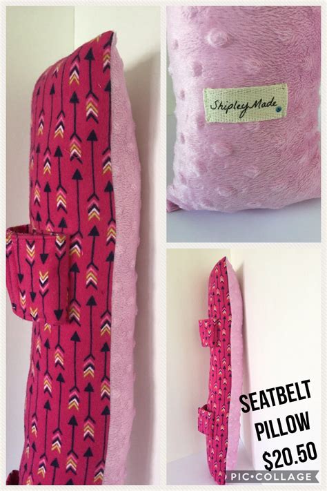 Seatbelt Pillow - Car Seat Pillow - Traveling Pillow - Pillow for Girls - Pillow for Women ...