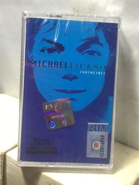 Vintage Cassette Tape Michael Jackson Invincible Oop 4x Kaset Set
