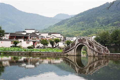 Village De Hongcun Province De Lanhui En Chine China Roads