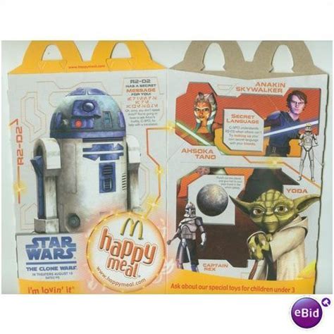 Fast Food 2008 Star Wars Clone Mcdonalds Happy Meal Toy R2 D2 8
